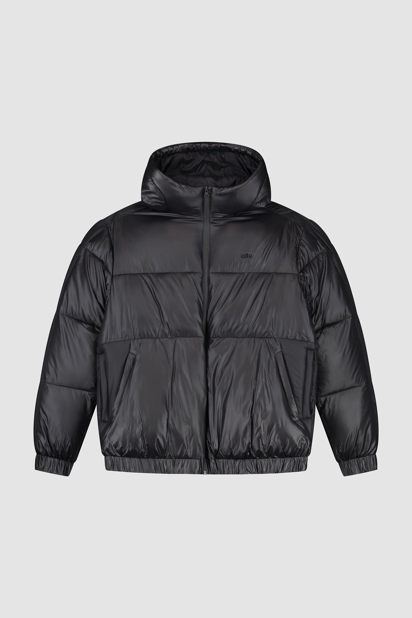 Veste polaire brillante - Noir