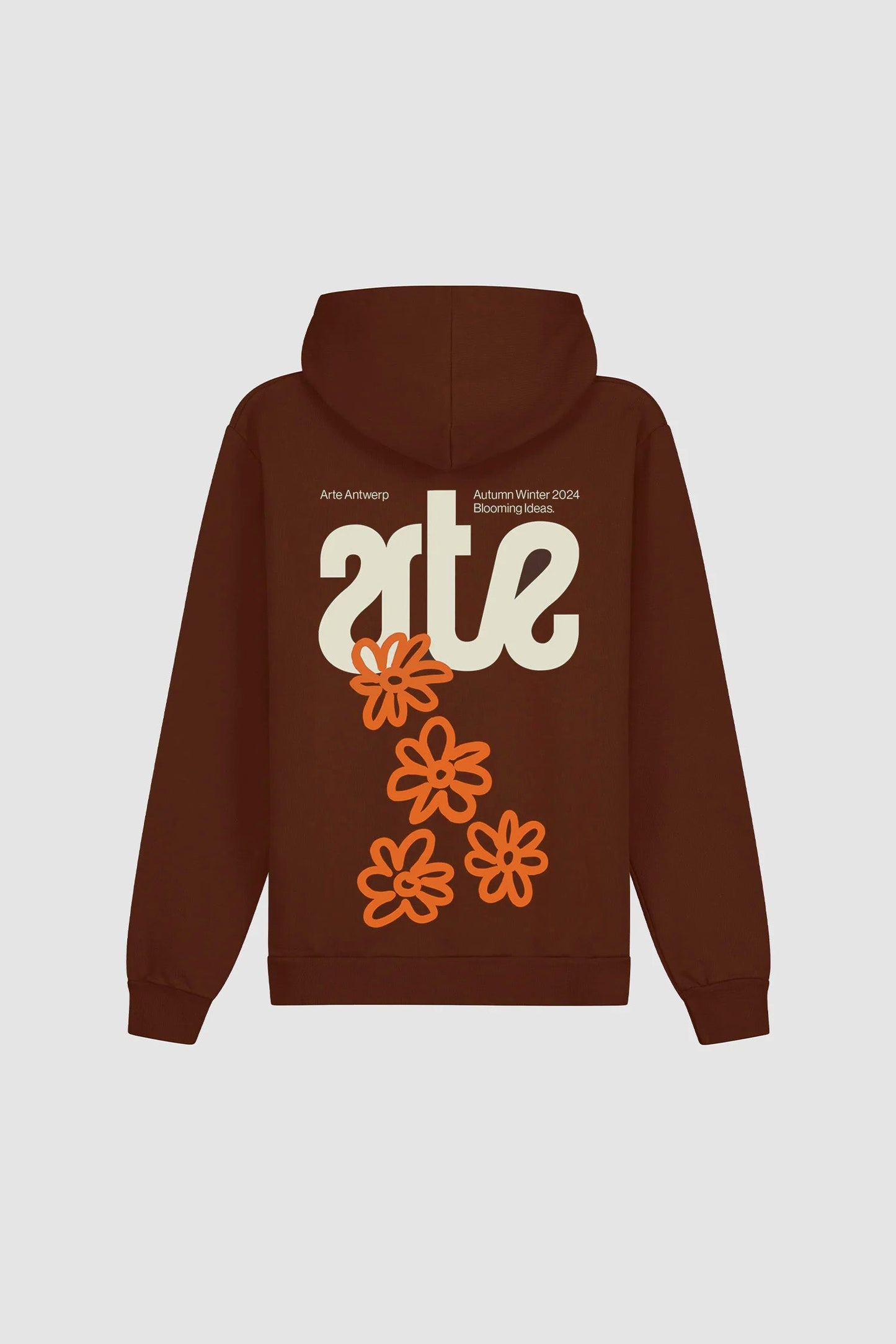 Sweat à capuche Blooming Ideas - Marron