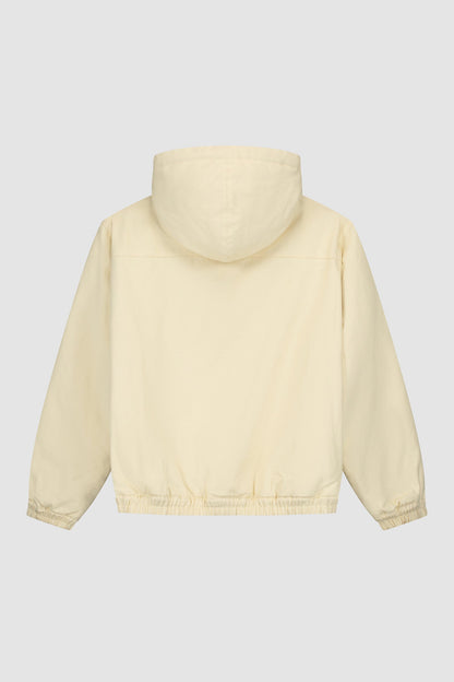 Veste à capuche réversible - Crème