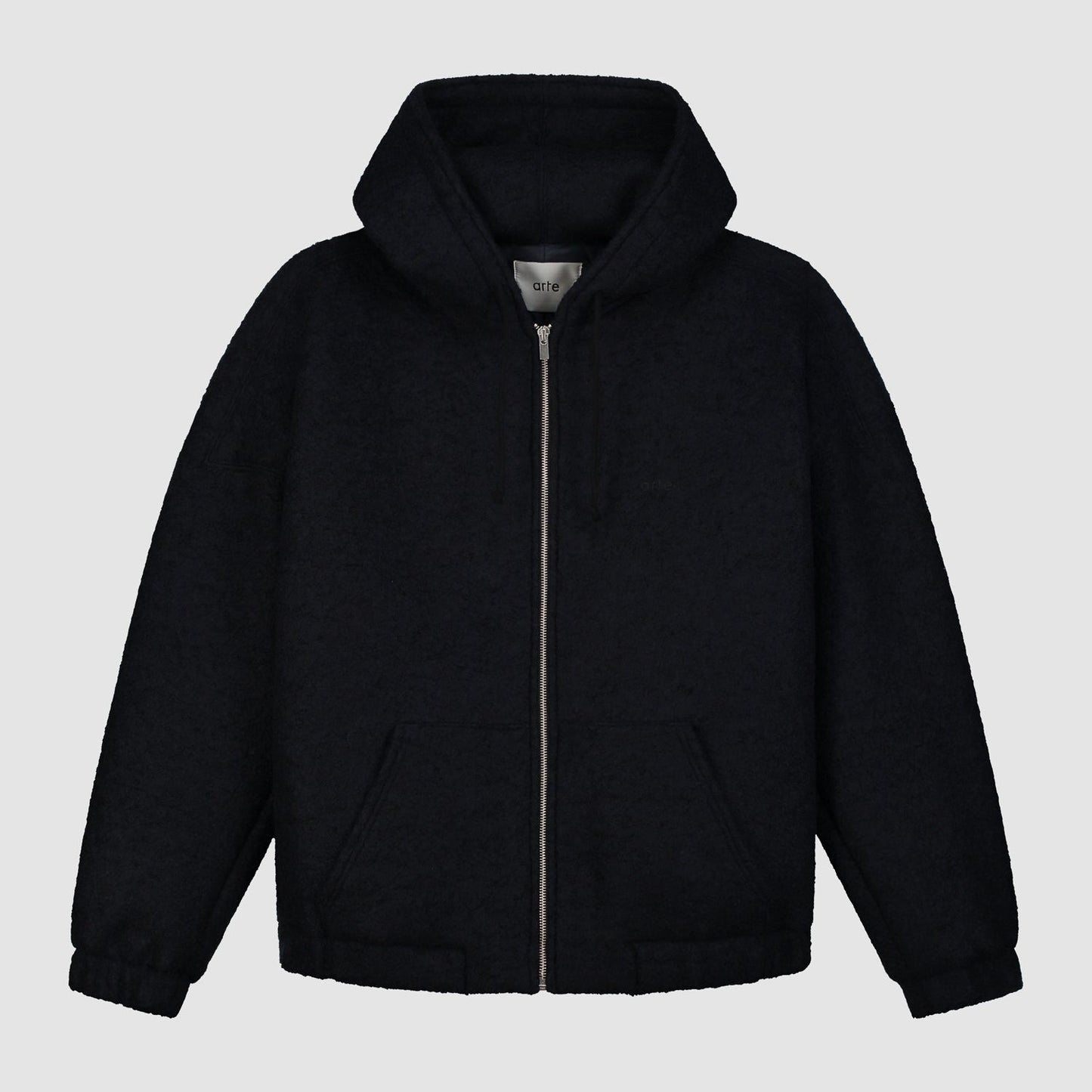 Veste à capuche en laine - Navy