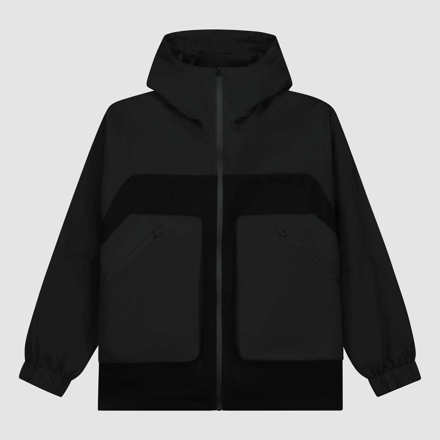 Veste technique en laine - Noir