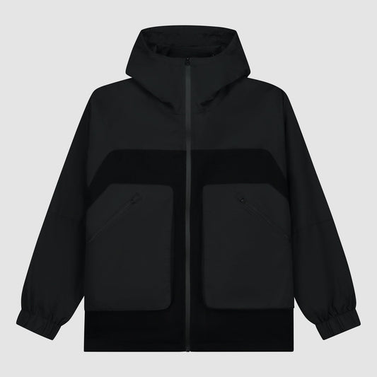 Veste technique en laine - Noir