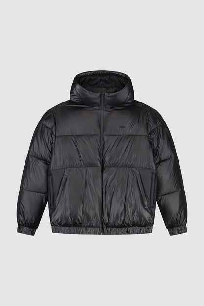 Veste polaire brillante - Noir