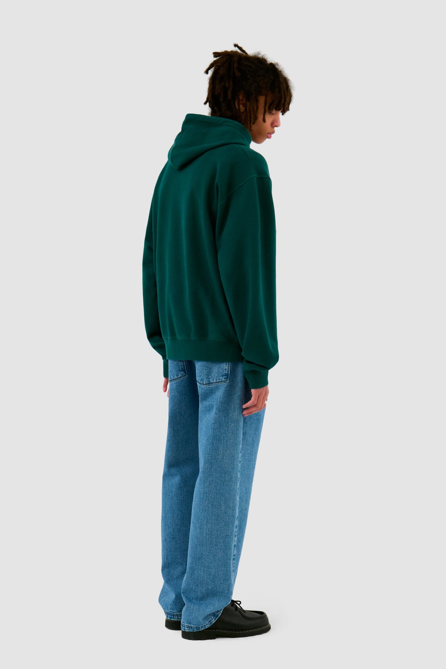 Sweat à capuche avec fleur en forme de cœur - Vert