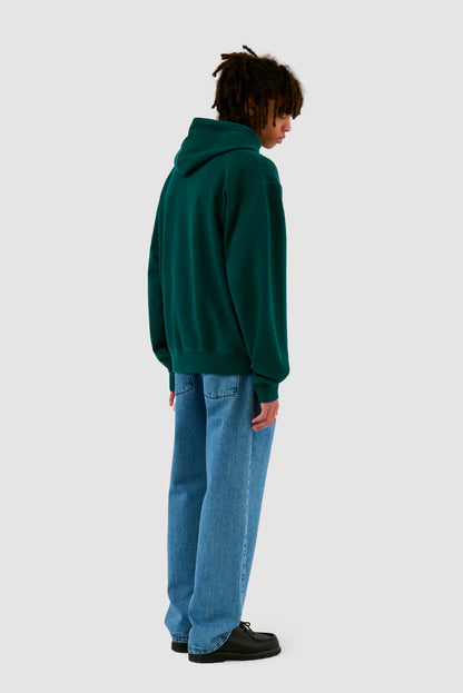 Sweat à capuche avec fleur en forme de cœur - Vert