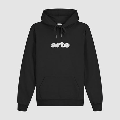 Sweat à capuche avec logo brodé - Noir