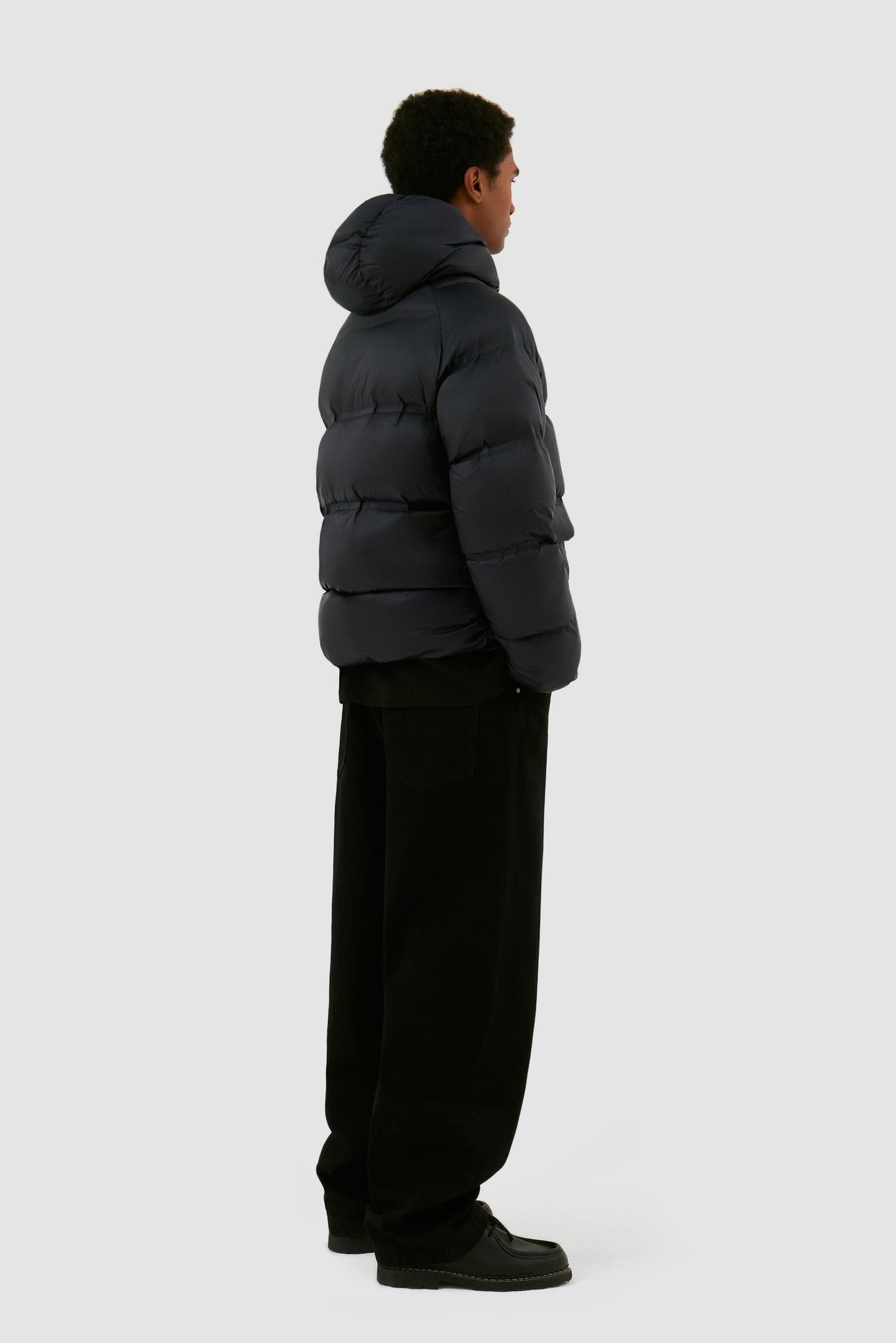 Veste bouffante courte - Noir