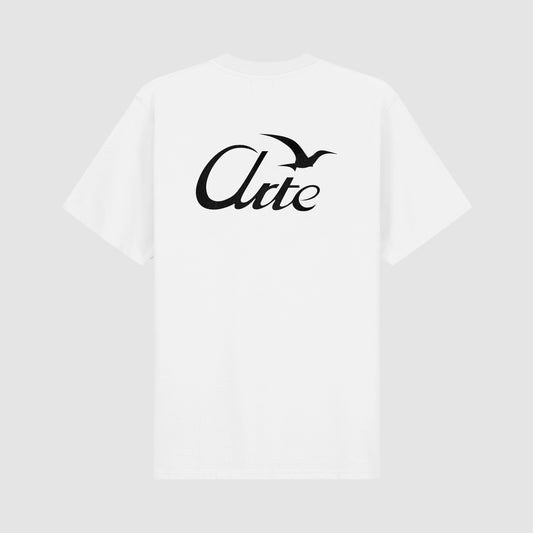 T-shirt imprimé oiseaux - blanc