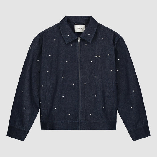 Veste en jean Heart - Marine