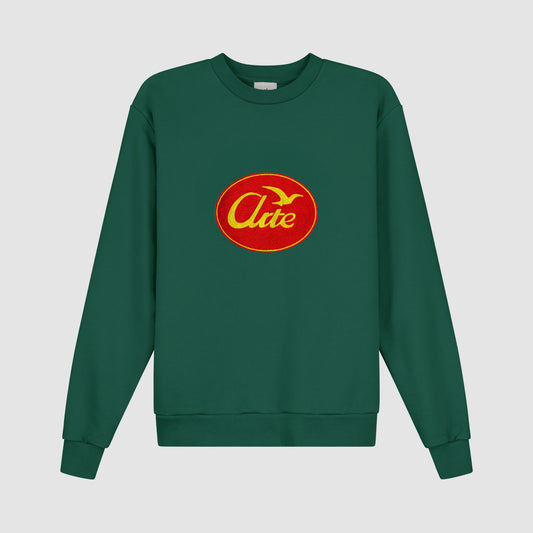 Col ras du cou avec Bird Logo - Vert