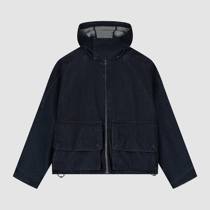 Veste en denim - Marine