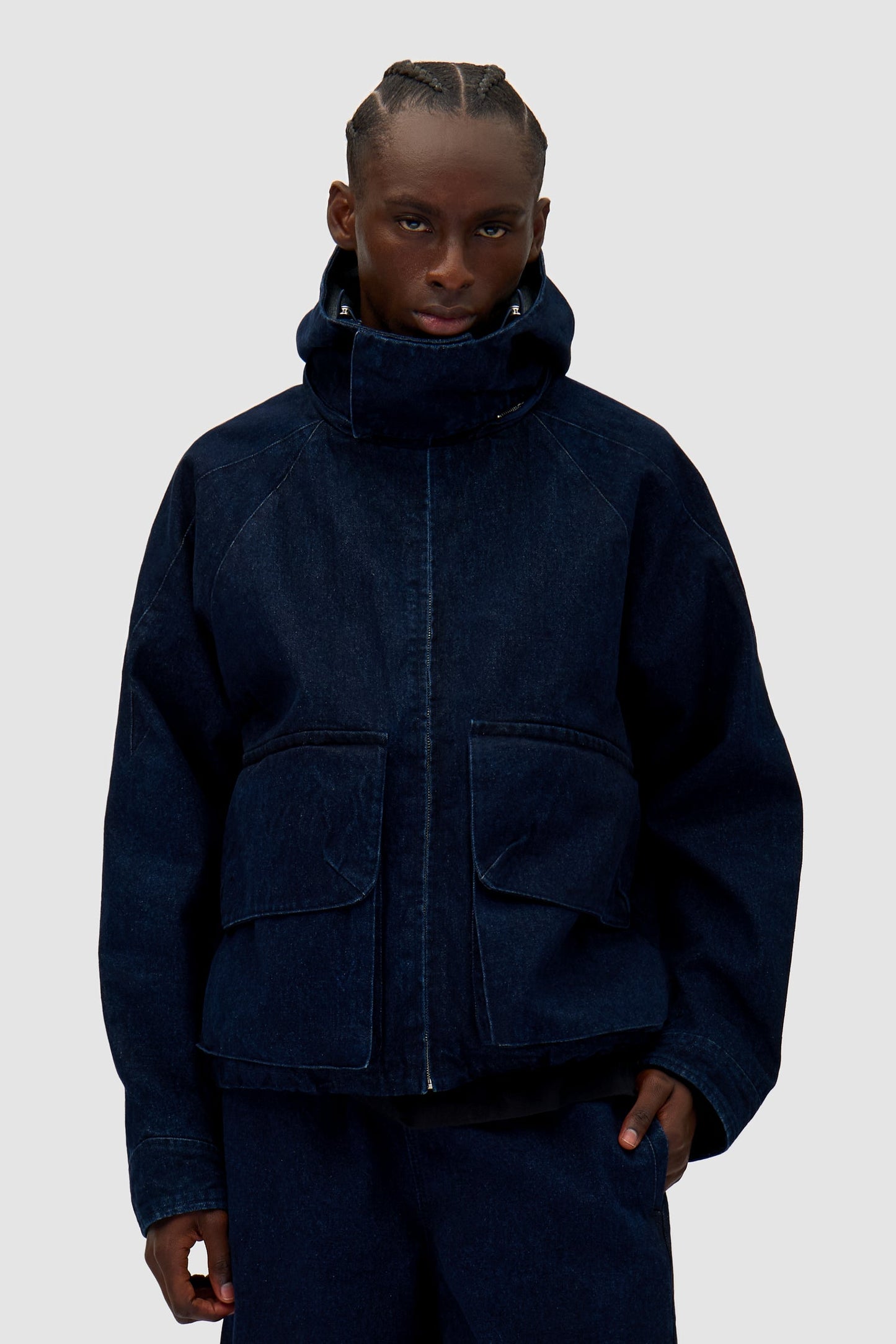 Veste en denim - Marine