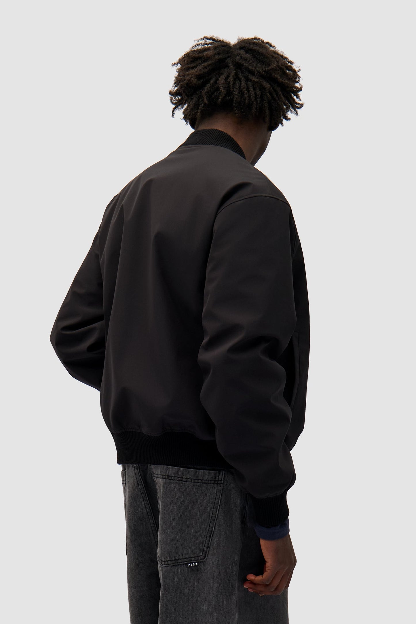 Logo Bird Bomber Jacket - Noir