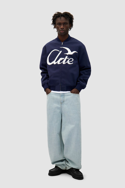 Veste bombardier Logo Bird - Marine