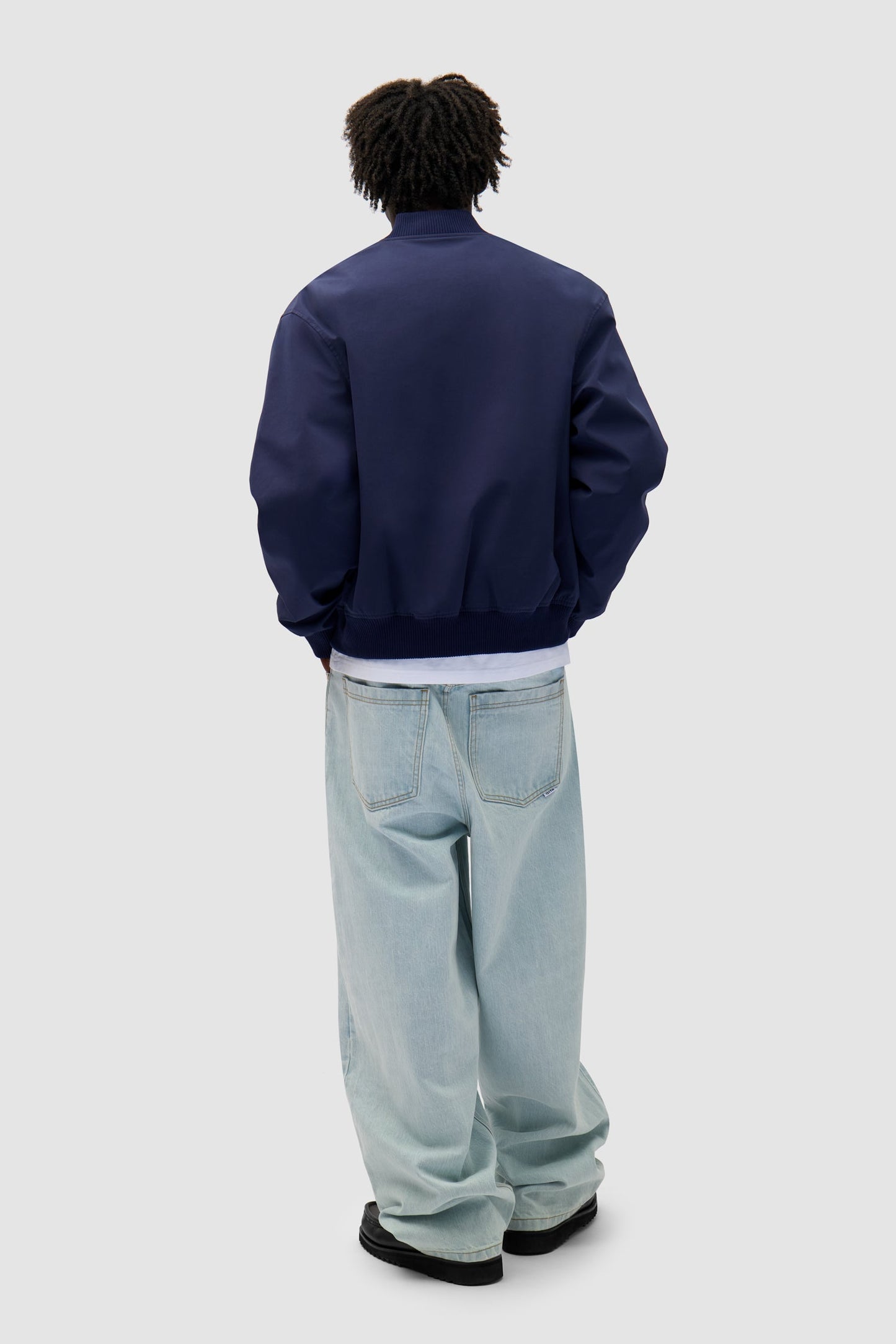 Veste bombardier Logo Bird - Marine