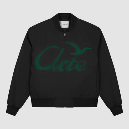 Logo Bird Bomber Jacket - Noir