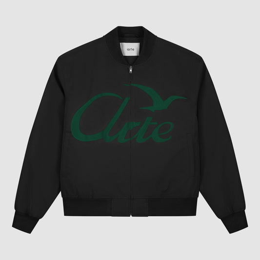 Logo Bird Bomber Jacket - Noir