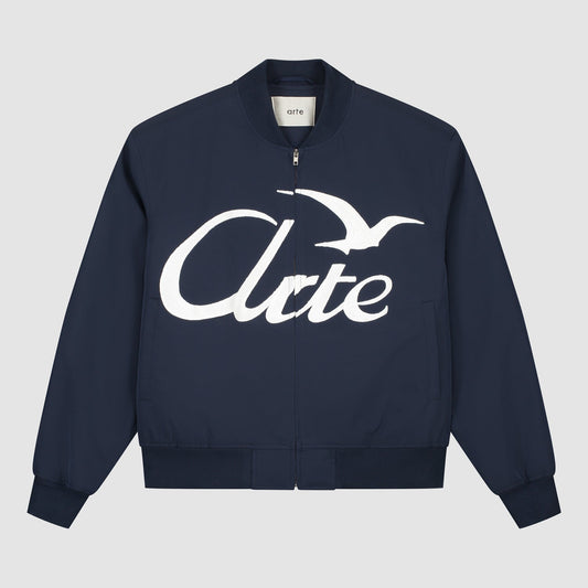 Veste bombardier Logo Bird - Marine