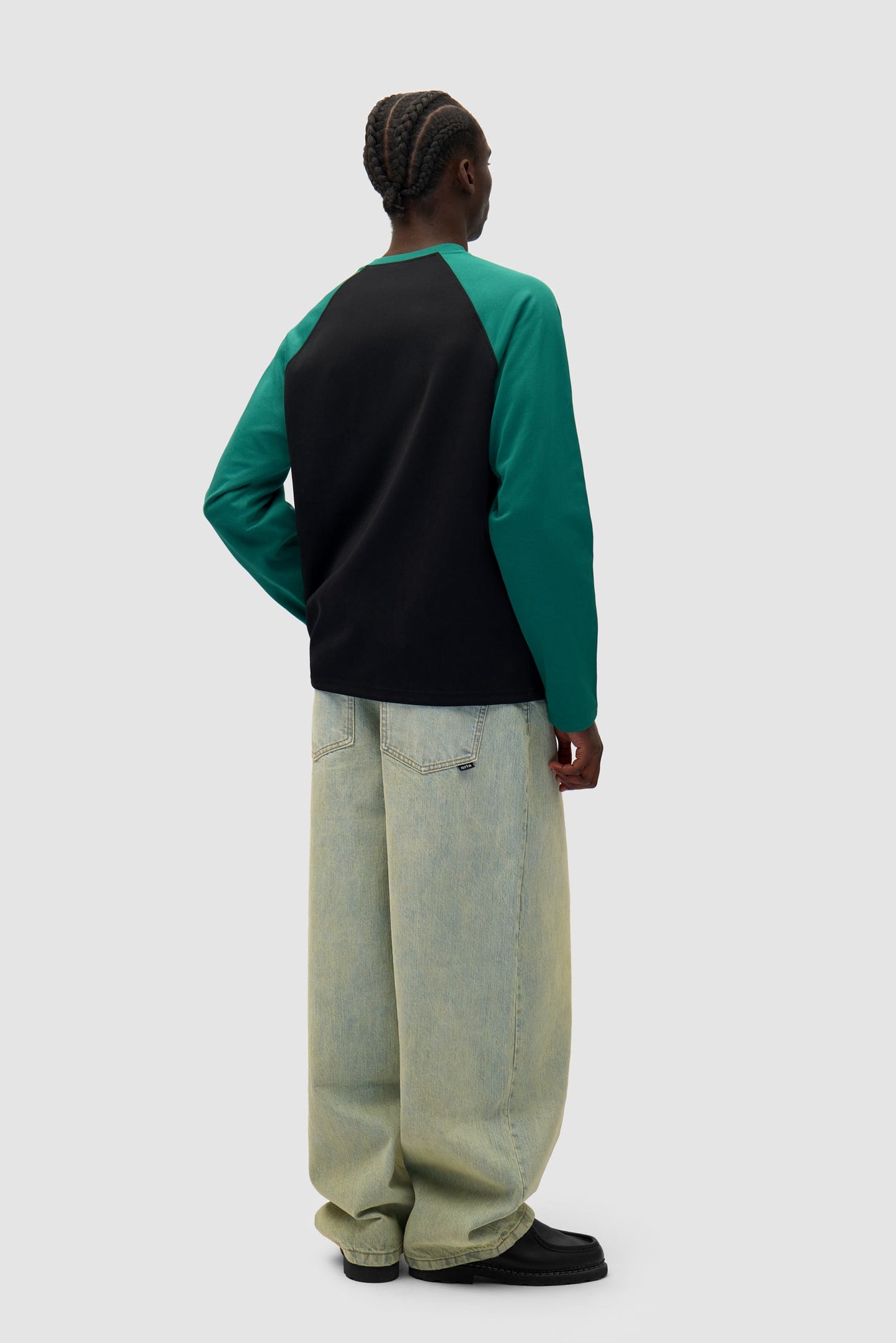 Manches longues avec Bird Logo - vert/noir