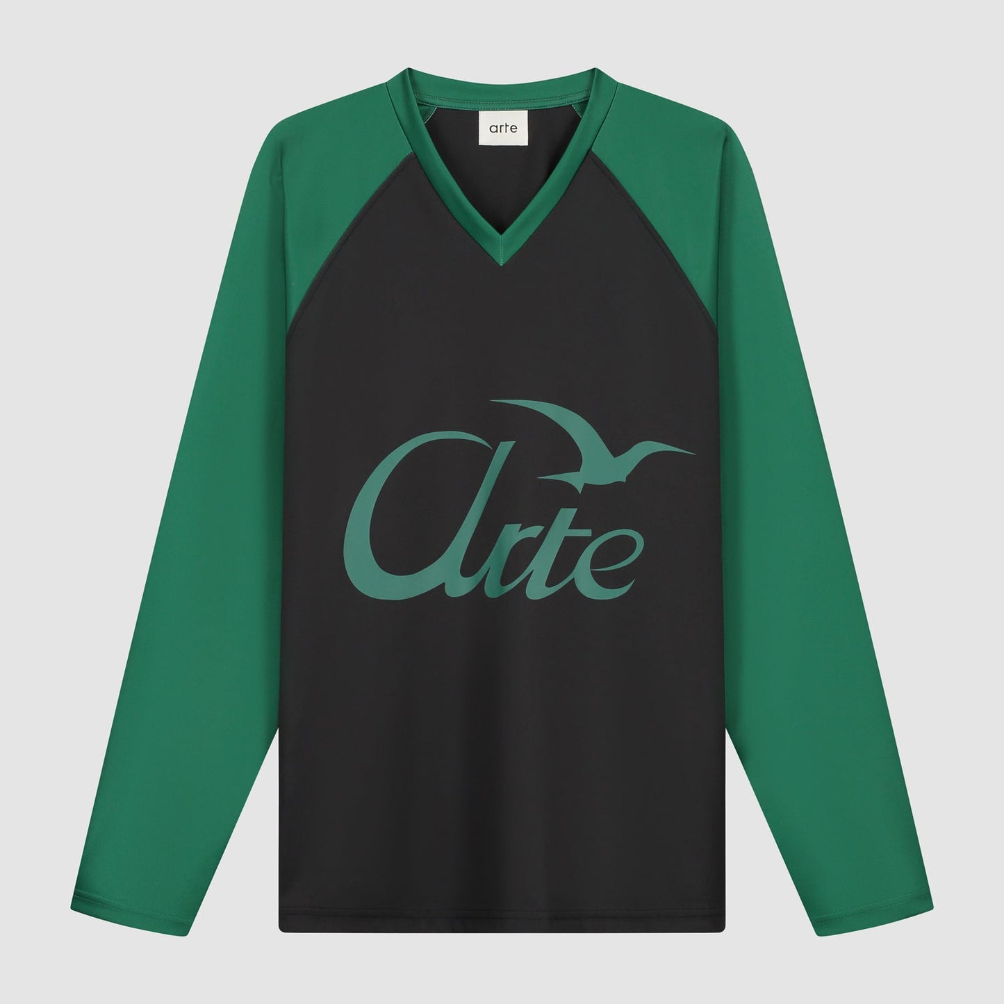 Manches longues avec Bird Logo - vert/noir