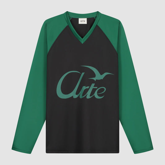 Manches longues avec Bird Logo - vert/noir