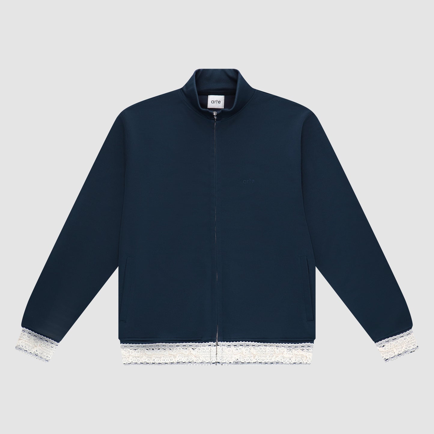 Veste à bordures - Marine