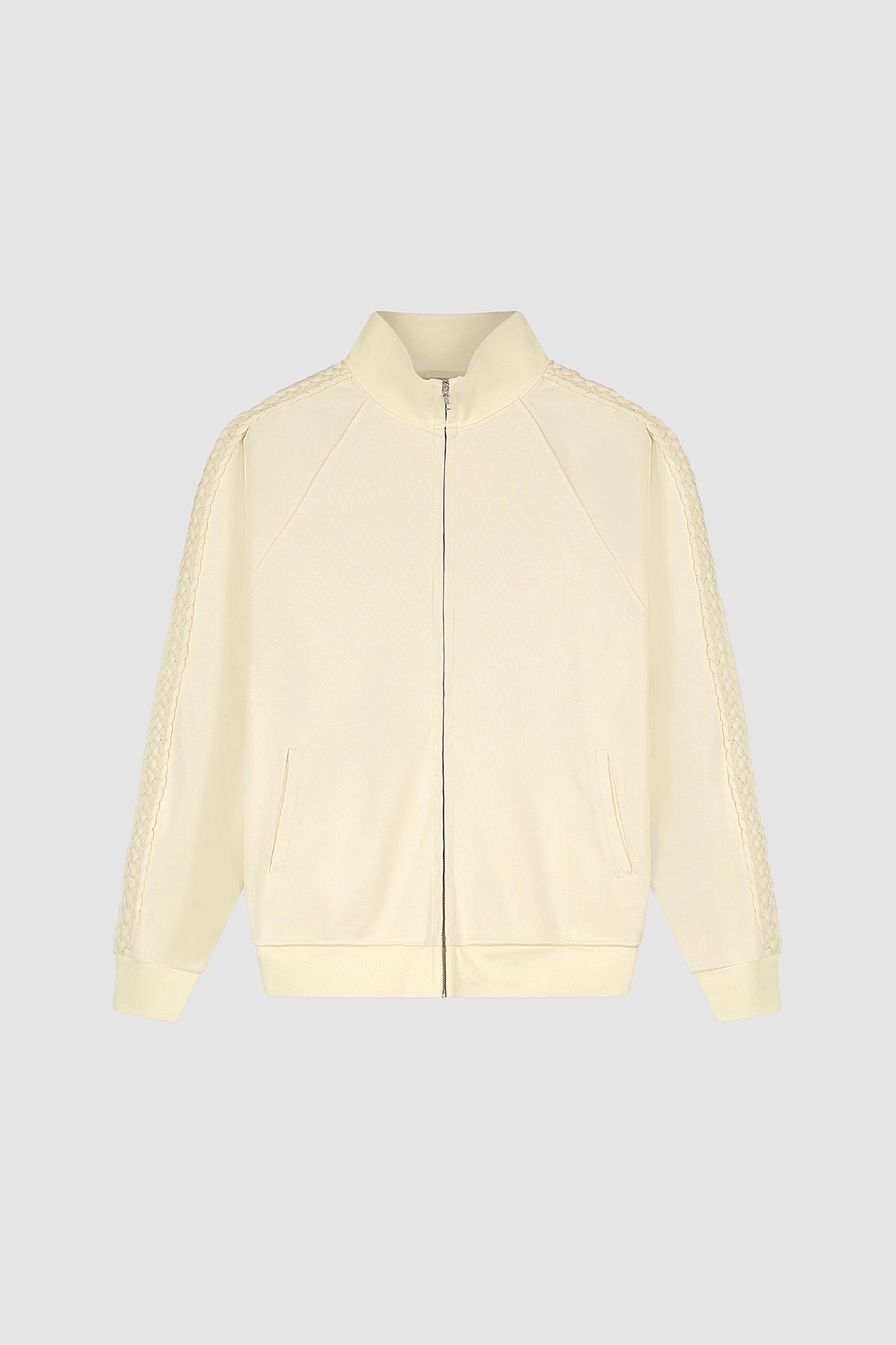 Veste à bandes tressées - Crème