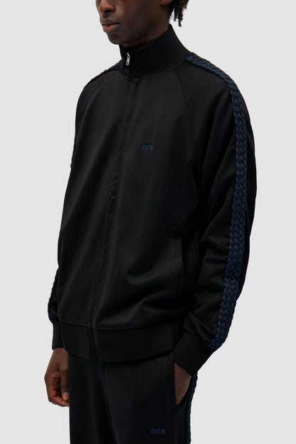 Veste à bandes tressées - Noir