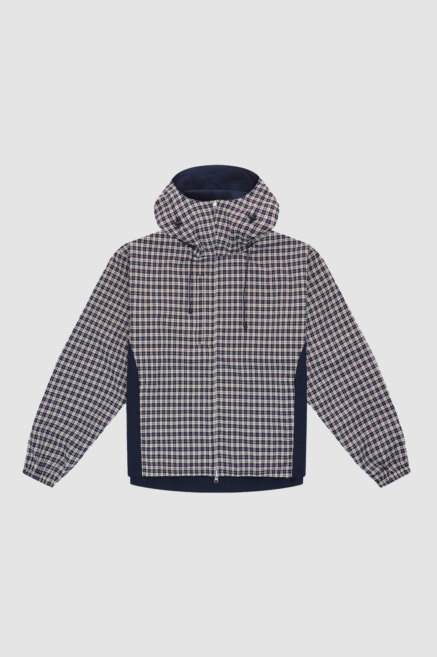 Veste technique réversible à carreaux - Navy/Plaid
