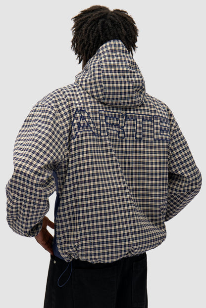Veste technique réversible à carreaux - Navy/Plaid