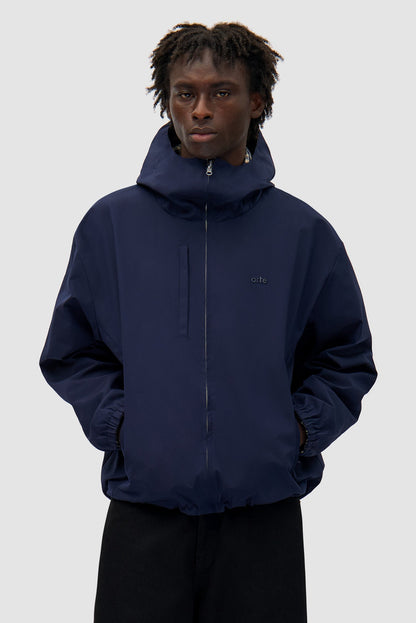 Veste technique réversible à carreaux - Navy/Plaid