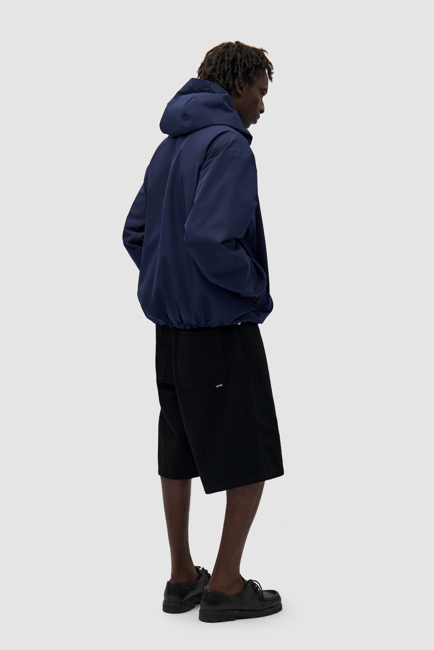 Veste technique réversible à carreaux - Navy/Plaid