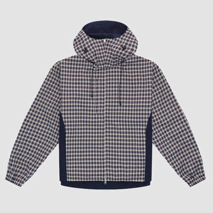 Veste technique réversible à carreaux - Navy/Plaid