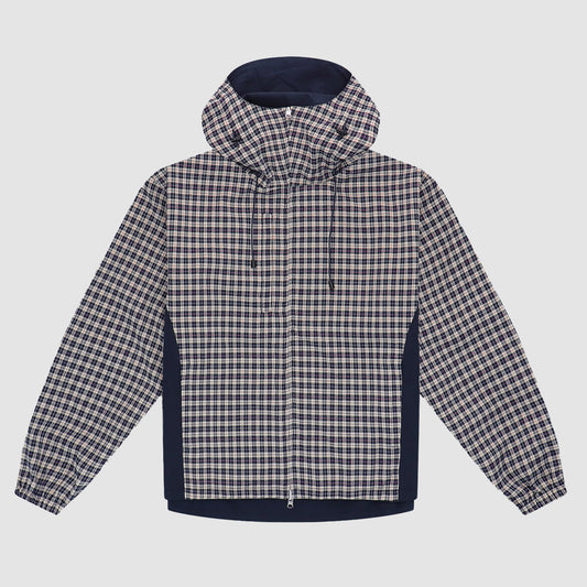 Veste technique réversible à carreaux - Navy/Plaid