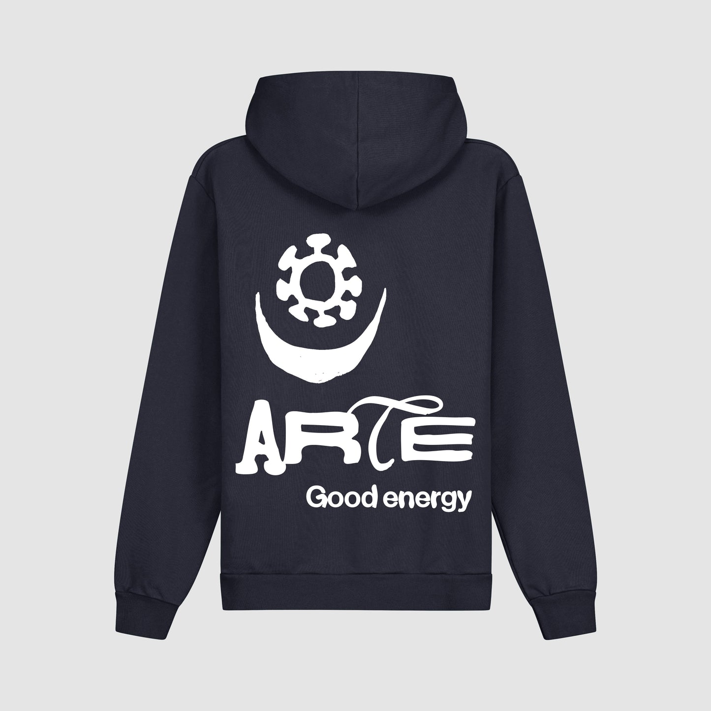 Back Sun & Moon Hoodie - Marine