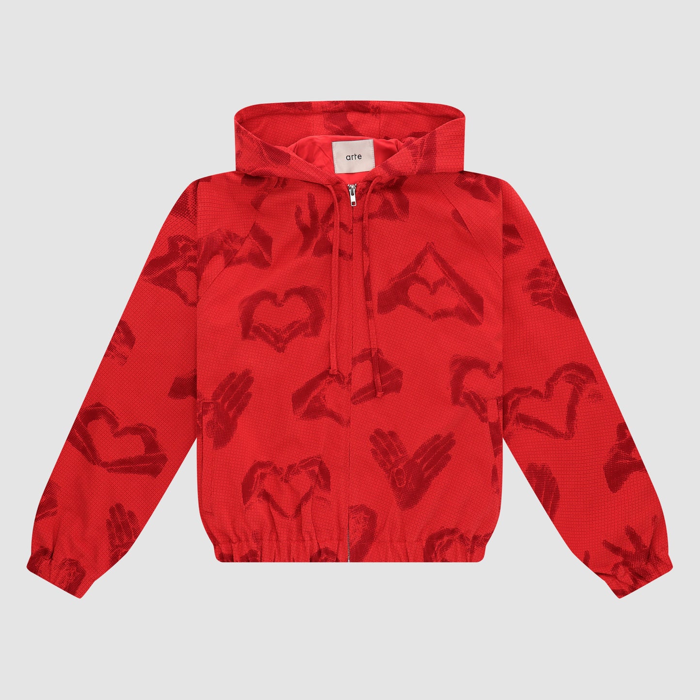 Veste imprimée Hands - Rouge