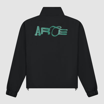 Veste à logo vert - Noir