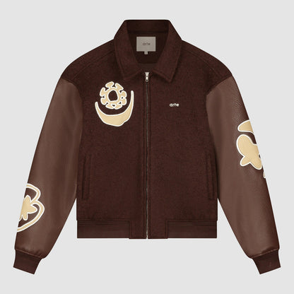 Veste universitaire - Marron/Marron