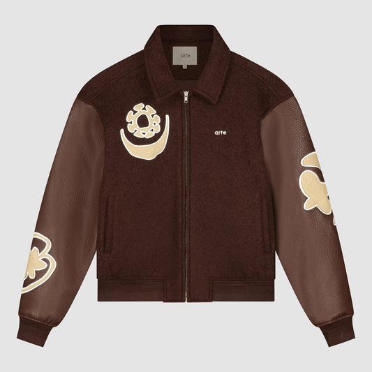 Veste universitaire - Marron/Marron