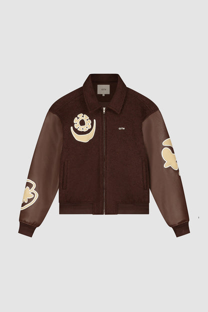 Veste universitaire - Marron/Marron