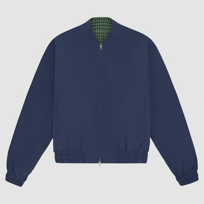 Veste réversible en nylon - marine/vert