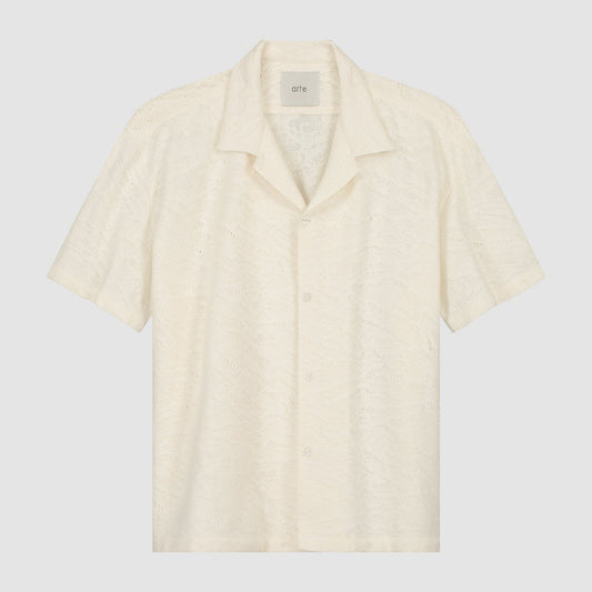 Chemise en crochet - Crème