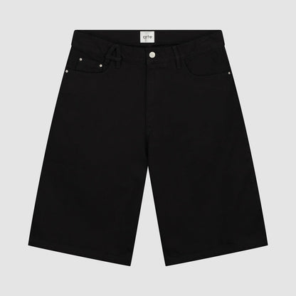 Short avec ceinture - Noir
