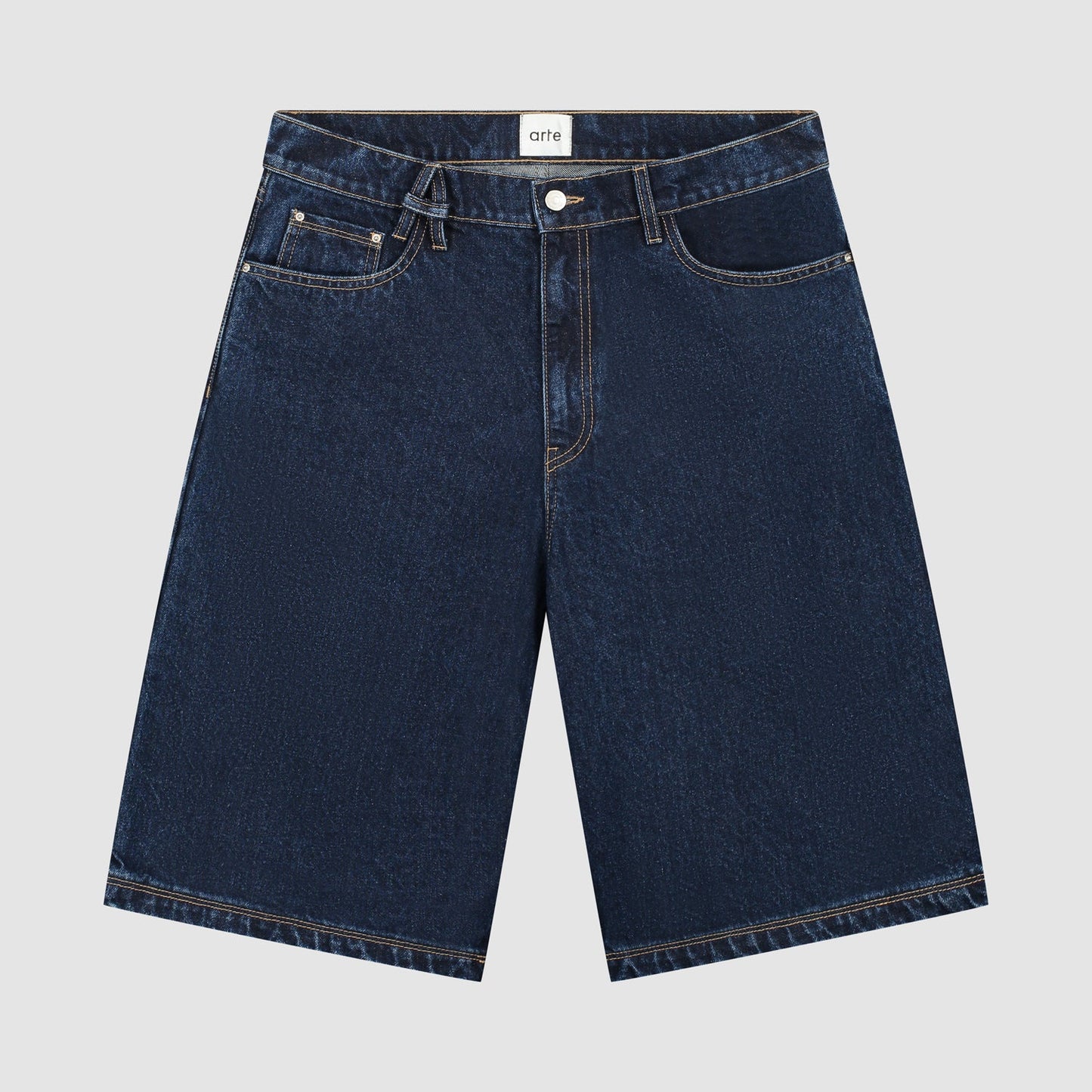 Short avec ceinture - Dark Wash