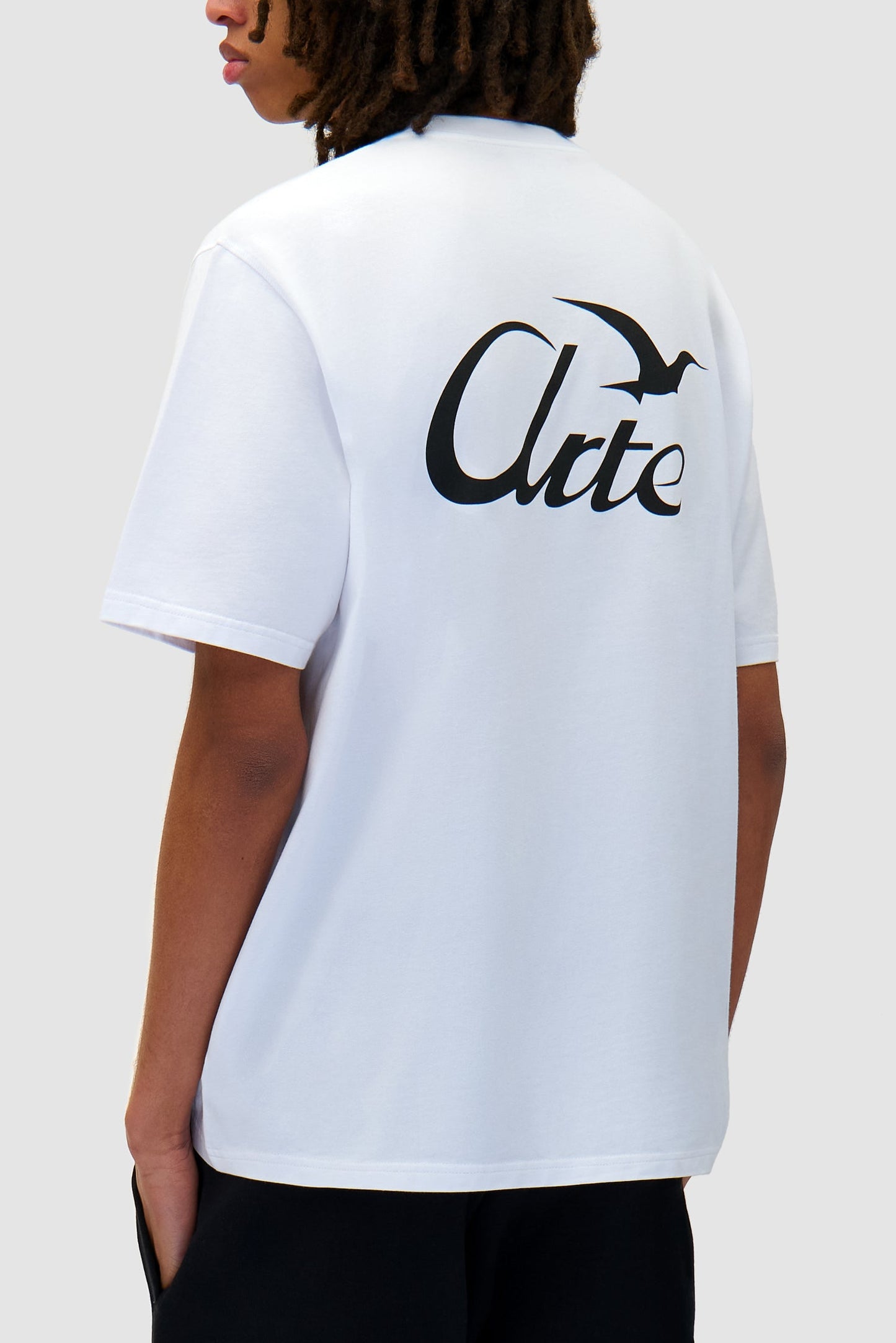 T-shirt imprimé oiseaux - blanc