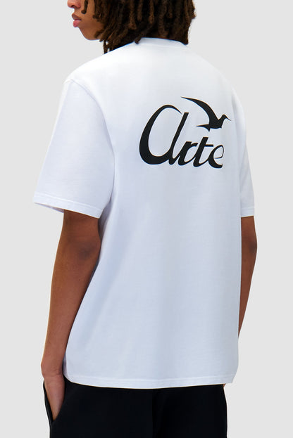 T-shirt imprimé oiseaux - blanc