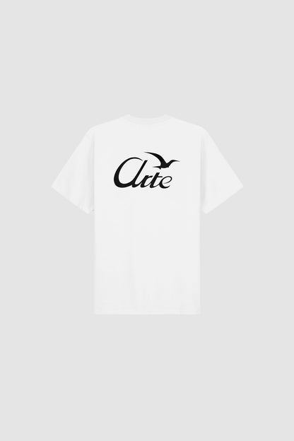 T-shirt imprimé oiseaux - blanc