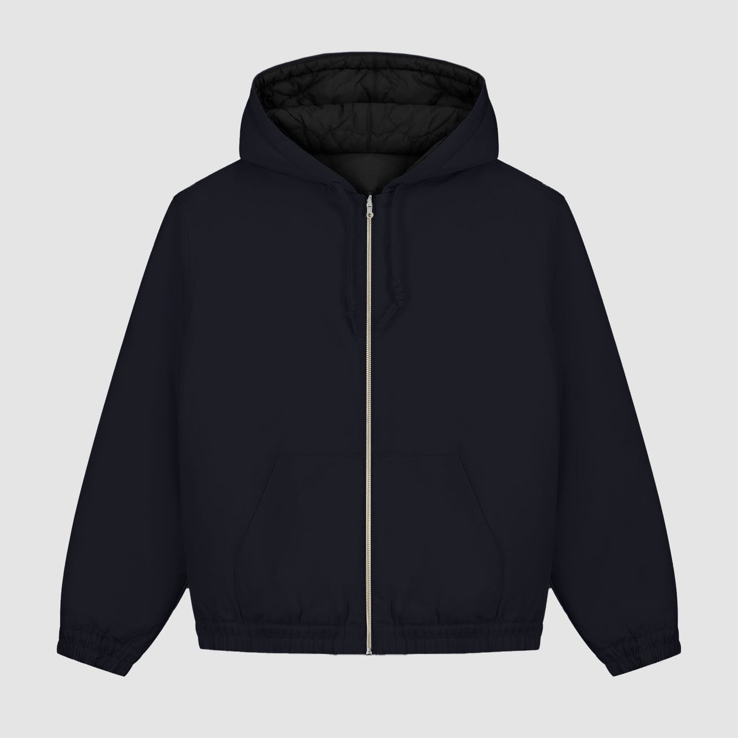 Veste à capuche réversible - Marine