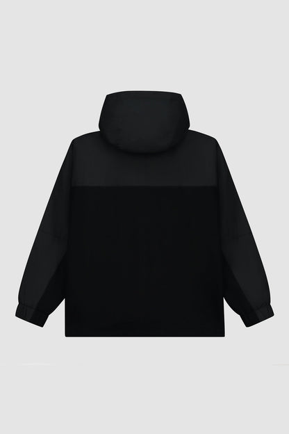 Veste technique en laine - Noir