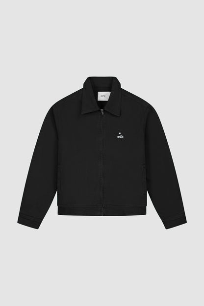 Veste avec logo en forme de cœur - Noir